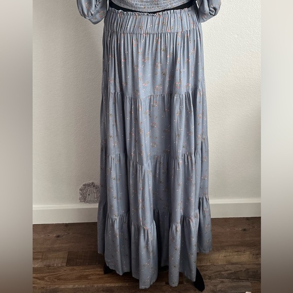 Jen’s Pirate Booty Floral Tiered Maxi Skirt NWT - Picture 3 of 5